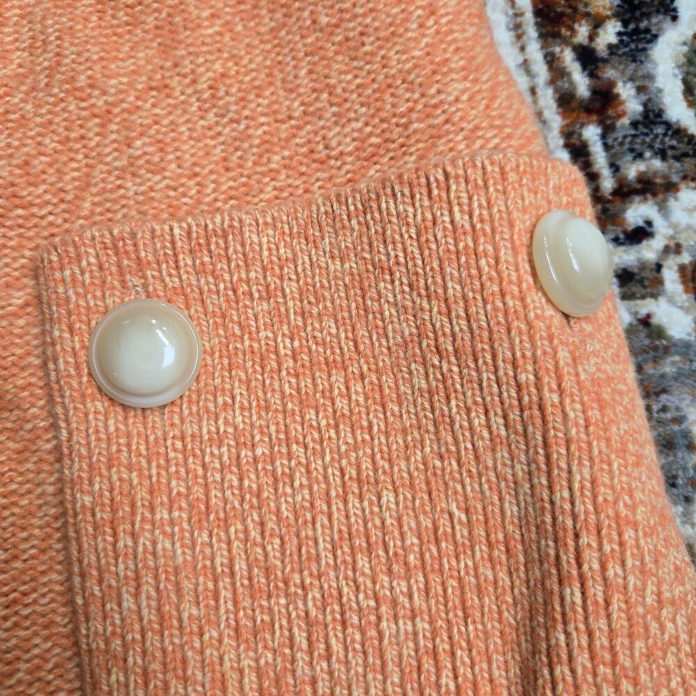 Orla Kiely Blue Vintage Inspired Dress Cashmere Wool Blend Natural Fibers - Picture 3 of 10